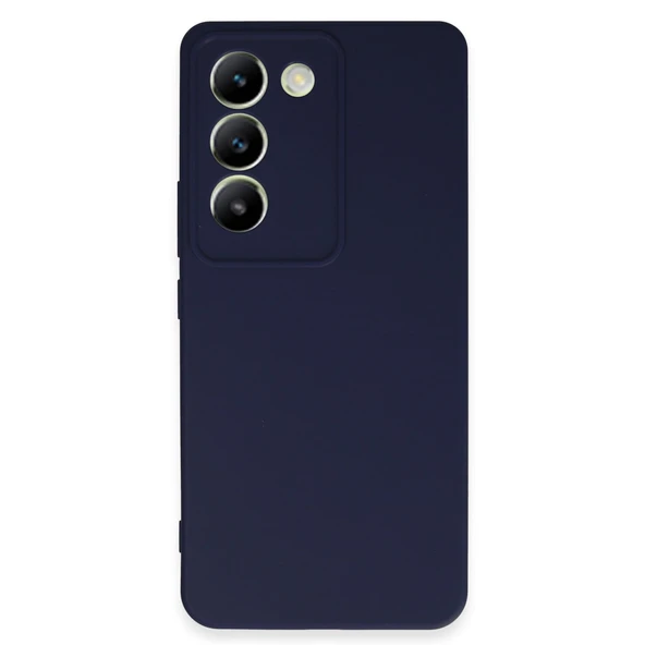 Vivo V30 Lite 4g Uyumlu Kılıf First Silikon - Lacivert ürün görseli 1