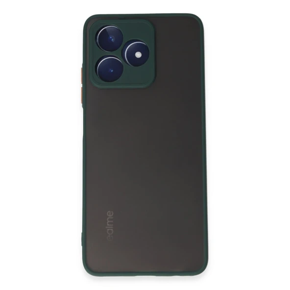 Realme C53 Uyumlu Kılıf Montreal Silikon Kapak - Yeşil ürün görseli 1
