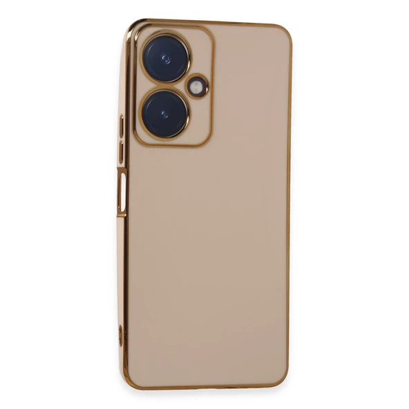Vivo Y27 Uyumlu Kılıf Volet Silikon - Pembe ürün görseli 1