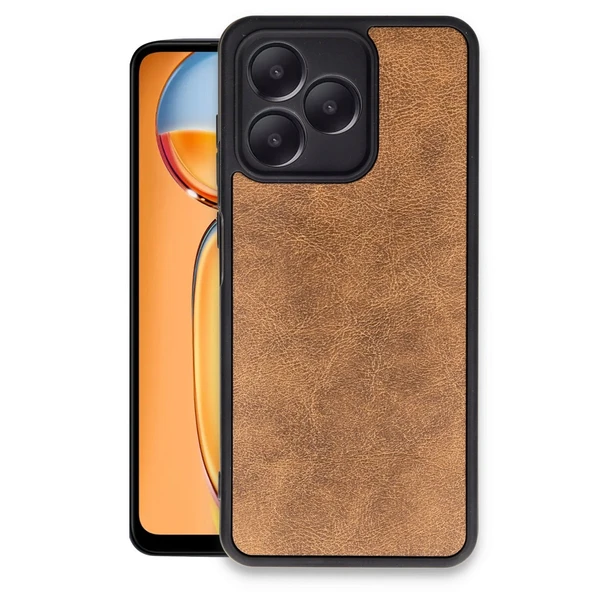 Realme Note 50 4g Uyumlu Kılıf Aras Deri Kapak - Taba ürün görseli 1