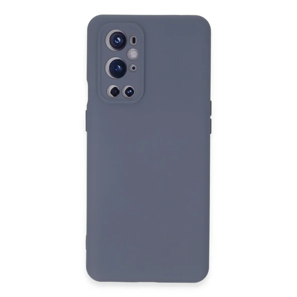 One Plus 9 Pro Uyumlu Kılıf Nano İçi Kadife Silikon - Gri ürün görseli 1