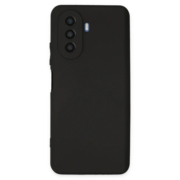 Huawei Nova Y70 Uyumlu Kılıf First Silikon - Siyah ürün görseli 1