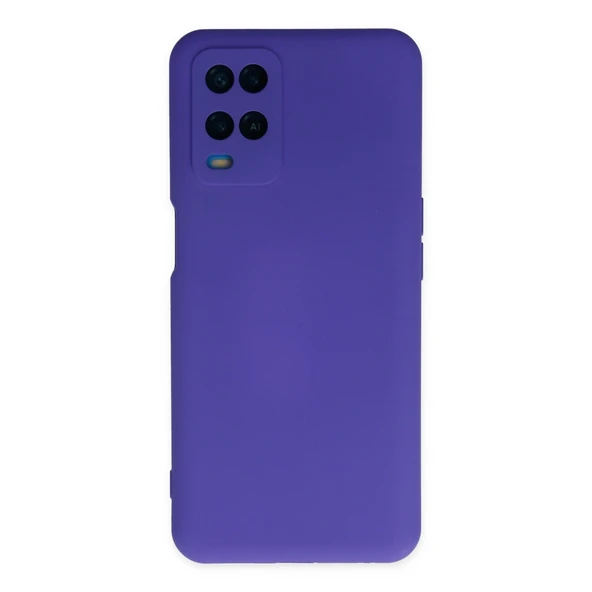 Oppo A54 4g Uyumlu Kılıf Nano İçi Kadife Silikon - Mor ürün görseli 1