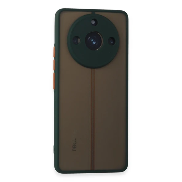 Realme 11 Pro Uyumlu Kılıf Montreal Silikon Kapak - Yeşil ürün görseli 1