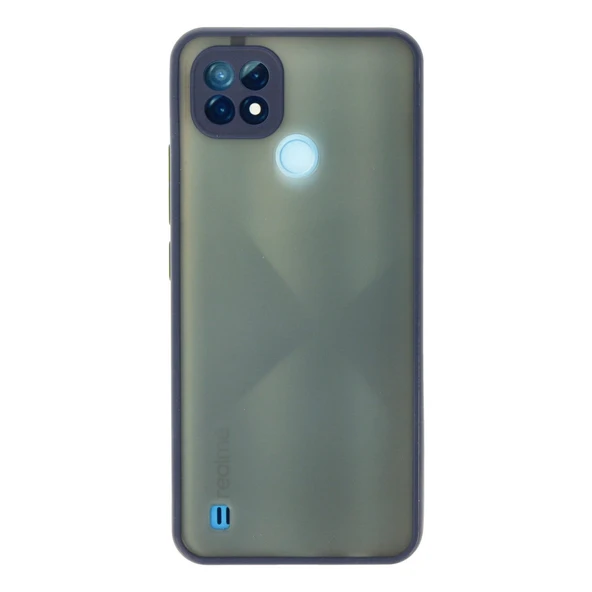 Realme C21 Uyumlu Kılıf Montreal Silikon Kapak - Lacivert ürün görseli 1