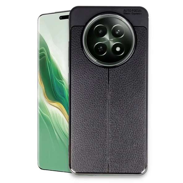 Realme 12 5g Uyumlu Kılıf Auto Focus Kapak - Siyah ürün görseli 1