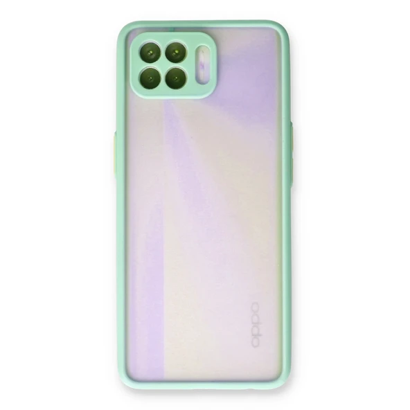 Oppo Reno 4 Lite Uyumlu Kılıf Montreal Silikon Kapak - Turkuaz ürün görseli 1