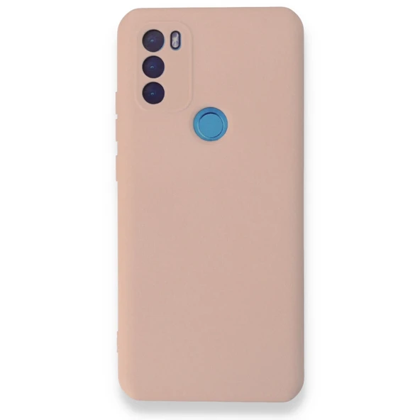 General Mobile Gm 21 Plus Uyumlu Kılıf Nano İçi Kadife Silikon - Pudra ürün görseli 1