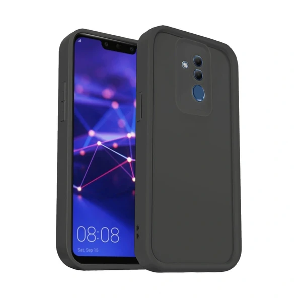 Huawei Mate 20 Lite Uyumlu Kılıf Viera Silikon - Siyah ürün görseli 1