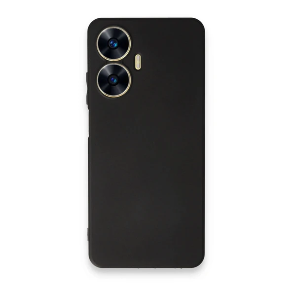 Realme C55 Uyumlu Kılıf First Silikon - Siyah ürün görseli 1