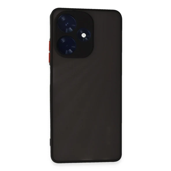 İnfinix Hot 30 4g Uyumlu Kılıf Montreal Silikon Kapak - Siyah ürün görseli 1