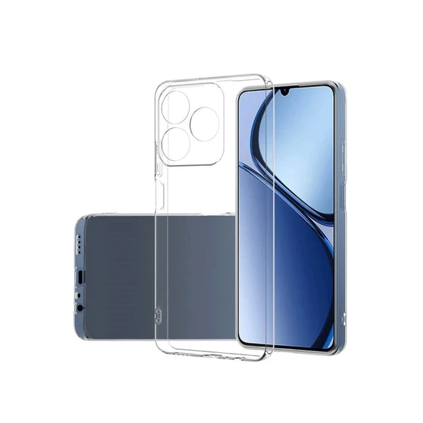 Realme C61 Uyumlu Kılıf Lüx Şeffaf Silikon ürün görseli 1
