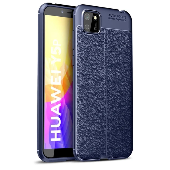 Huawei Y5p Uyumlu Kılıf Auto Focus Kapak - Lacivert ürün görseli 1