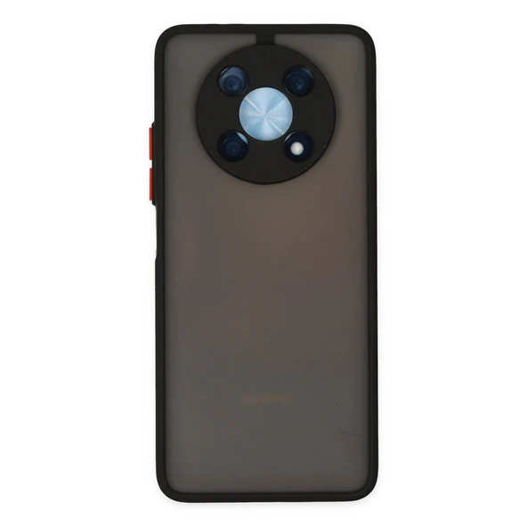 Huawei Nova Y90 Uyumlu Kılıf Montreal Silikon Kapak - Siyah ürün görseli 1