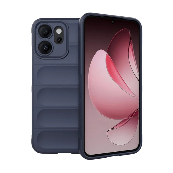 Oppo Reno 14f Uyumlu Optimum Silikon - Lacivert ürün görseli 1