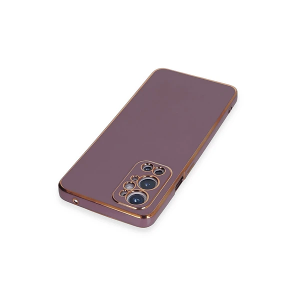 One Plus 9 Pro Uyumlu Kılıf Volet Silikon - Mor - Resim 3