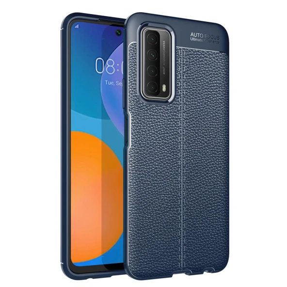 Huawei P Smart 2021 Uyumlu Kılıf Auto Focus Kapak - Lacivert ürün görseli 1