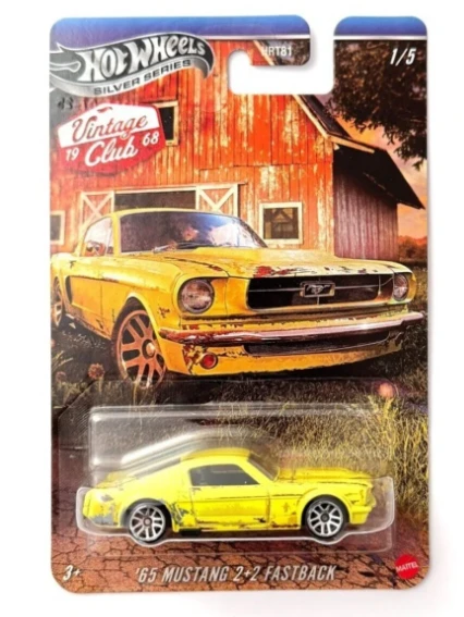 HOT WHEELS Vintage Silver Series Arabalar - 65 Mustang 2+2 Fastback ürün görseli 1