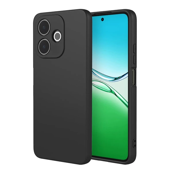 Oppo A5 Pro 4g Uyumlu First Silikon - Siyah ürün görseli 1