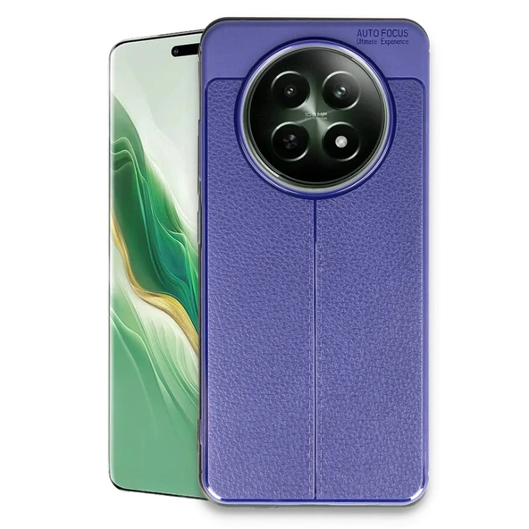 Realme 12 5g Uyumlu Kılıf Auto Focus Kapak - Lacivert ürün görseli 1