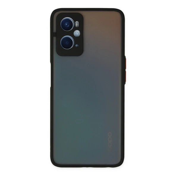 Oppo A96 Uyumlu Kılıf Montreal Silikon Kapak - Siyah ürün görseli 1
