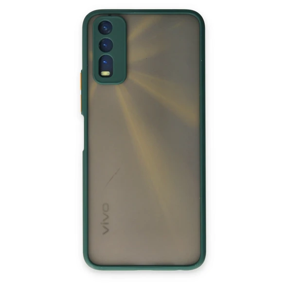 Vivo Y11s Uyumlu Kılıf Montreal Silikon Kapak - Yeşil ürün görseli 1