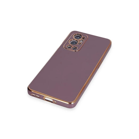One Plus 9 Pro Uyumlu Kılıf Volet Silikon - Mor - Resim 4