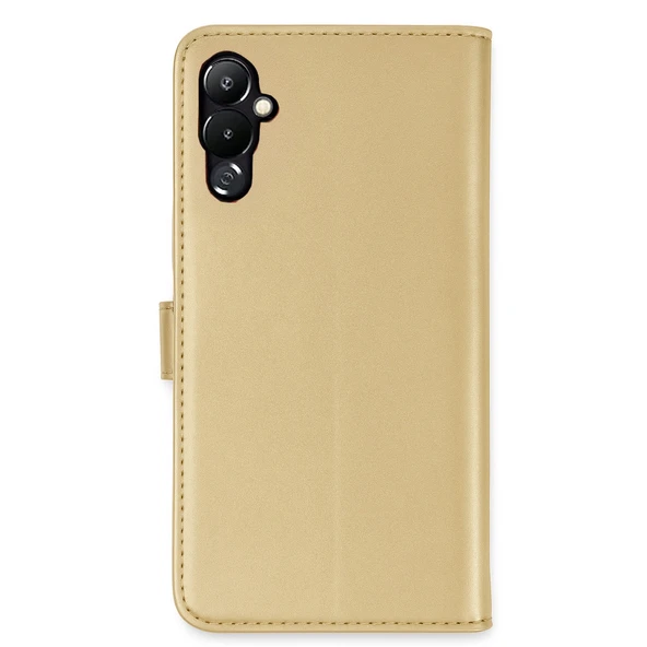 Tecno Pova 4 Uyumlu Kılıf Trend S Plus Kapaklı Kılıf - Gold ürün görseli 1