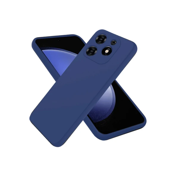 Tecno Spark Go 2024 Uyumlu Kılıf First Silikon - Lacivert ürün görseli 1