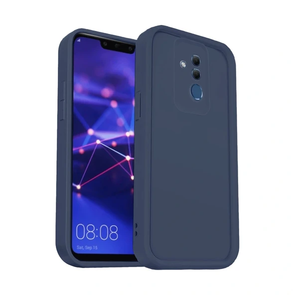 Huawei Mate 20 Lite Uyumlu Kılıf Viera Silikon - Lacivert ürün görseli 1