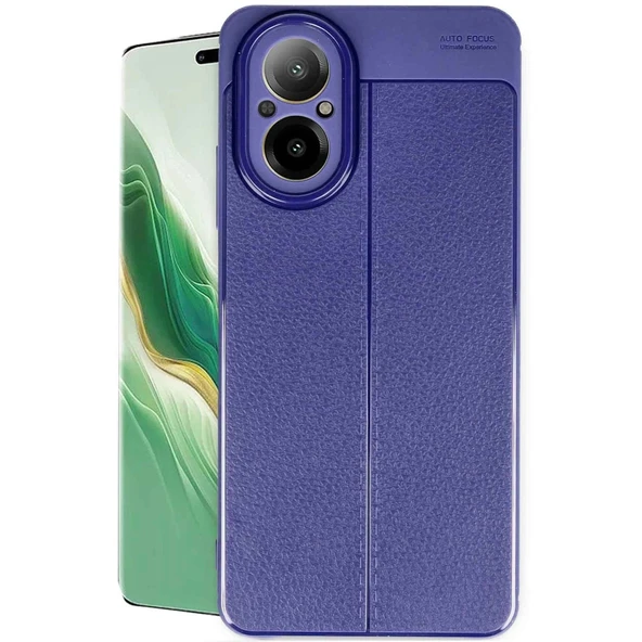 Realme 12 Lite Uyumlu Kılıf Auto Focus Kapak - Lacivert ürün görseli 1