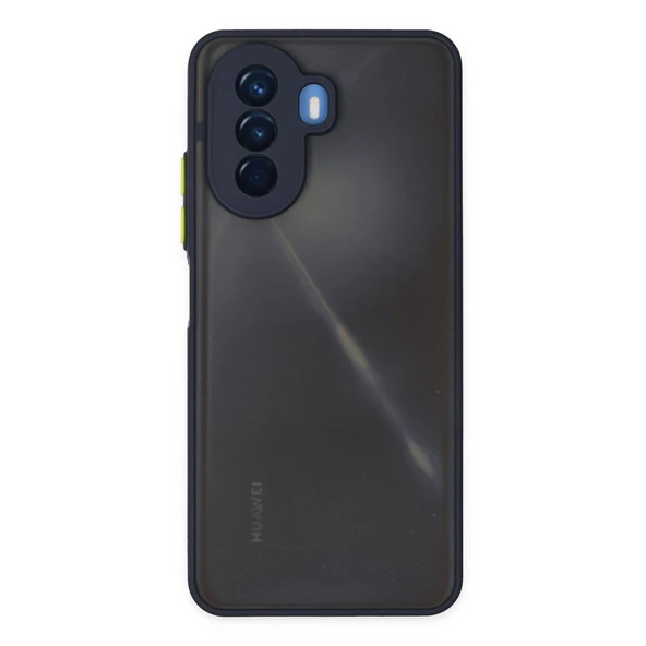 Huawei Nova Y70 Uyumlu Kılıf Montreal Silikon Kapak - Lacivert ürün görseli 1