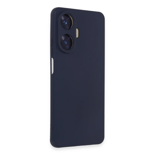 Realme C55 Uyumlu Kılıf Nano İçi Kadife Silikon - Mor ürün görseli 1