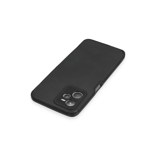 Realme C35 Uyumlu Kılıf Loop Deri Silikon - Siyah - Resim 3