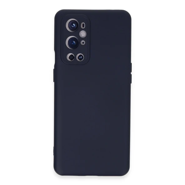 One Plus 9 Pro Uyumlu Kılıf Nano İçi Kadife Silikon - Lacivert ürün görseli 1