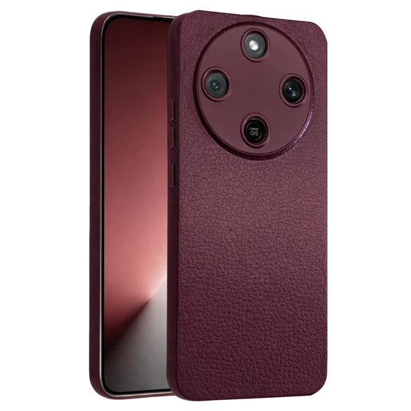 Huawei Honor Magic 8 Lite Uyumlu Thermax Silikon Kılıf - Bordo ürün görseli 1