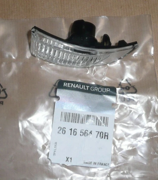 Renault Megane Dış Ayna Sinyali  Sol 2009-  (Oem No:  261656470R) ürün görseli 1