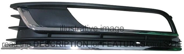 Volkswagen Passat Ön Sis Lamba Kapağı 2 Nikelaj Çıtalı Sol 2010- (Oem No:  3Aa854661A9B9) ürün görseli 1