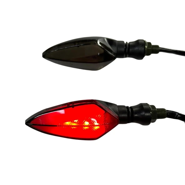 LED SİNYAL DAMLA MODEL KAYARLI SARI TK - Resim 3