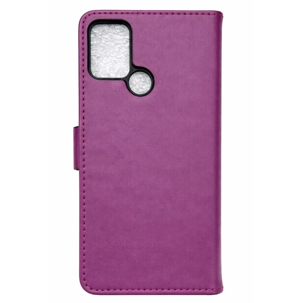 Tecno Pova Uyumlu Trend S Plus Kapaklı Kılıf - Mor ürün görseli 1