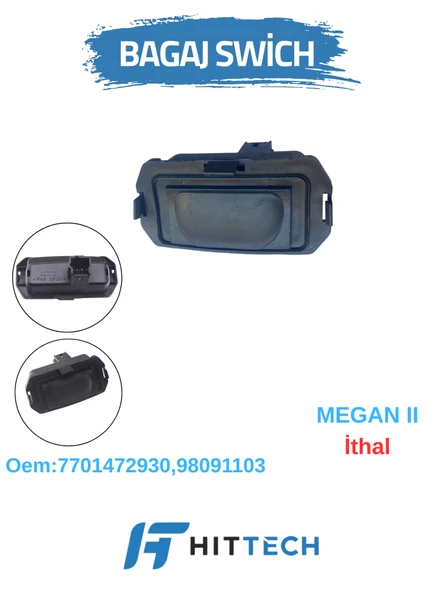 Renault Megane 2 Laguna 2 Bagaj Switch (Buton-Düğme) ürün görseli 1