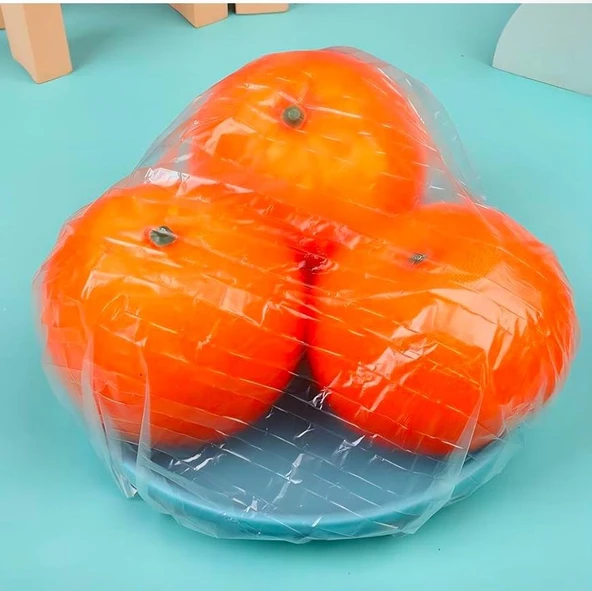 Lastikli Tencere Ve Tabak Bonesi 100 Adet (20cm) - Resim 2