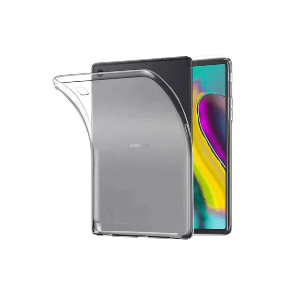 Samsung Galaxy T720 Tab S5e 10.5 Uyumlu Kılıf Tablet Şeffaf Silikon ürün görseli 1