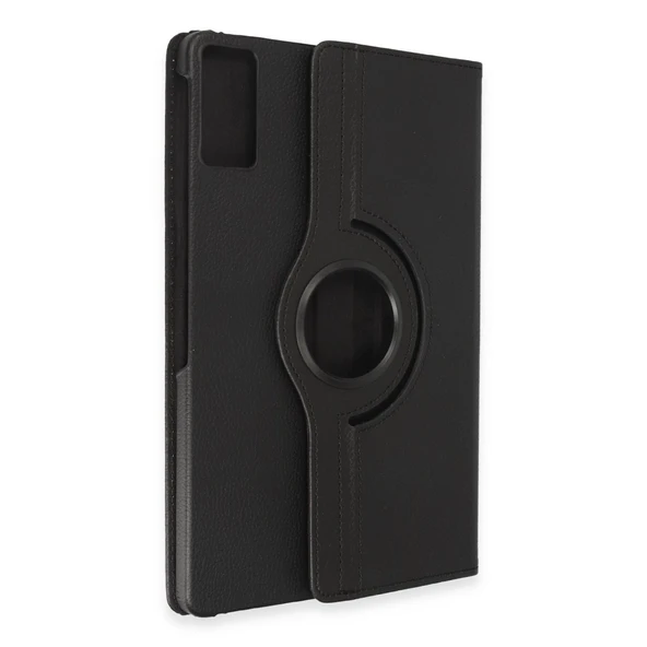 Xiaomi Redmi Pad Uyumlu Kılıf 360 Tablet Deri Kılıf - Siyah ürün görseli 1