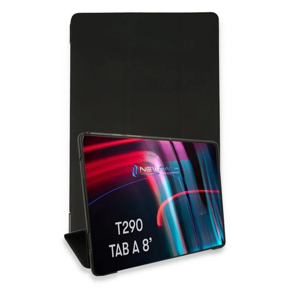 Samsung Galaxy T290 Tab A 8 Uyumlu Kılıf Tablet Smart Kılıf - Siyah ürün görseli 1