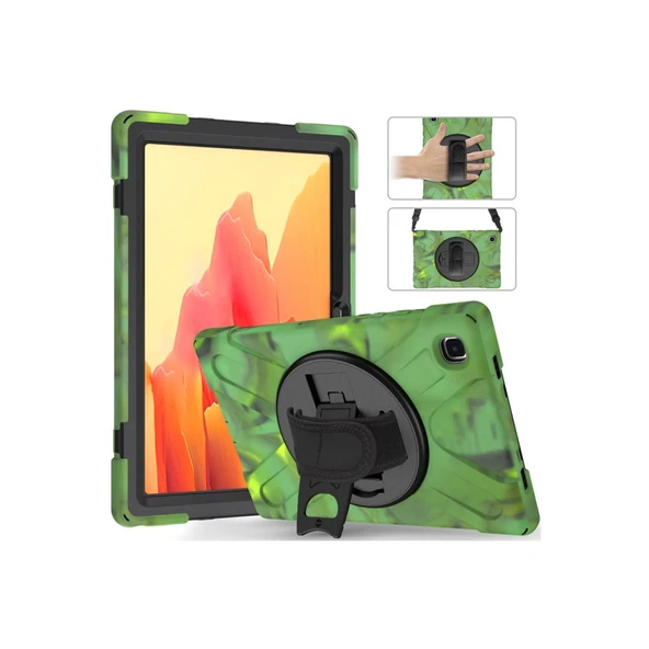 Samsung Galaxy X200 Tab A8 10.5 Uyumlu Kılıf Amazing Tablet Kapak - Kamuflaj ürün görseli 1