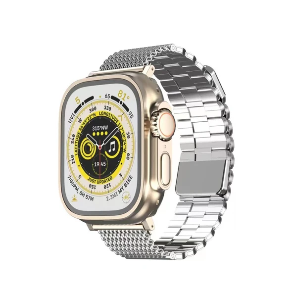 Apple Watch 38mm Uyumlu Ascend Metal Kordon (saat Değildir) - Gümüş ürün görseli 1