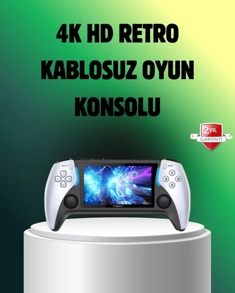 Şarjlı 4 Saat Oyun Süreli TV Bağlantılı Retro Oyun Konsolu ürün görseli 1