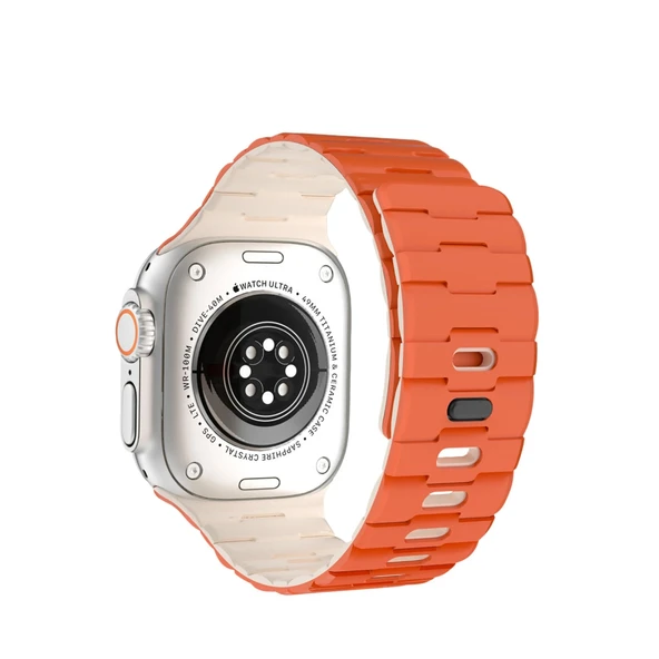 Apple Watch Ultra 49mm Wowen Kordon (saat Değildir) - Turuncu ürün görseli 1