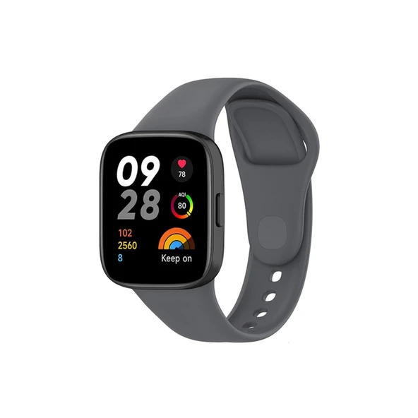 Xiaomi Redmi Watch 3 Uyumlu Klasik Kordon (saat Değildir) - Füme ürün görseli 1